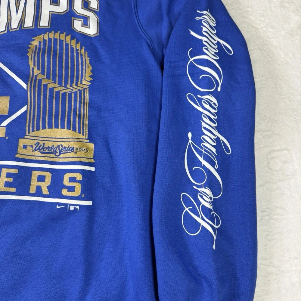 Nike Los Angeles Dodgers World Series 2025 Sweatshirt Mens Size Large NWT